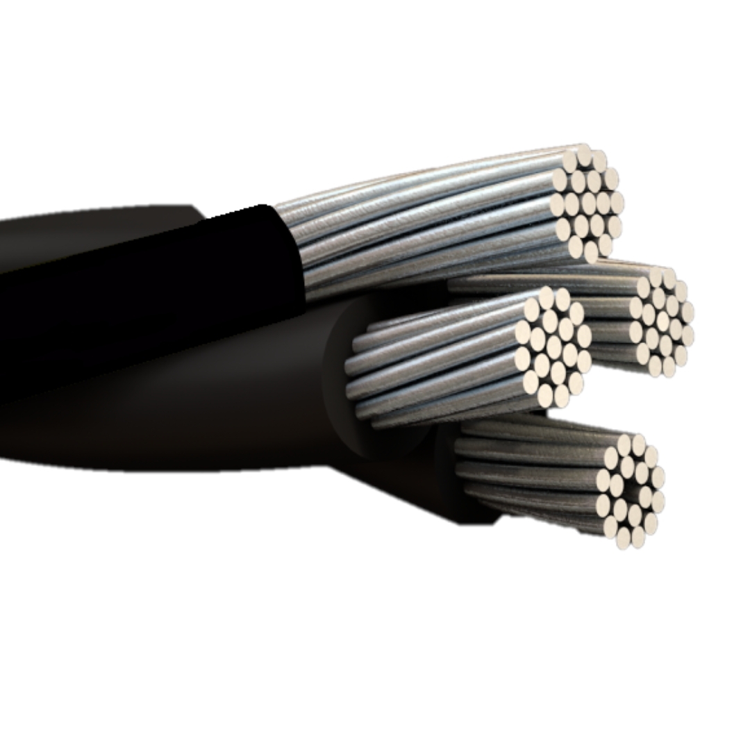 Cable cuadruplex calibre 3x2+1/0
