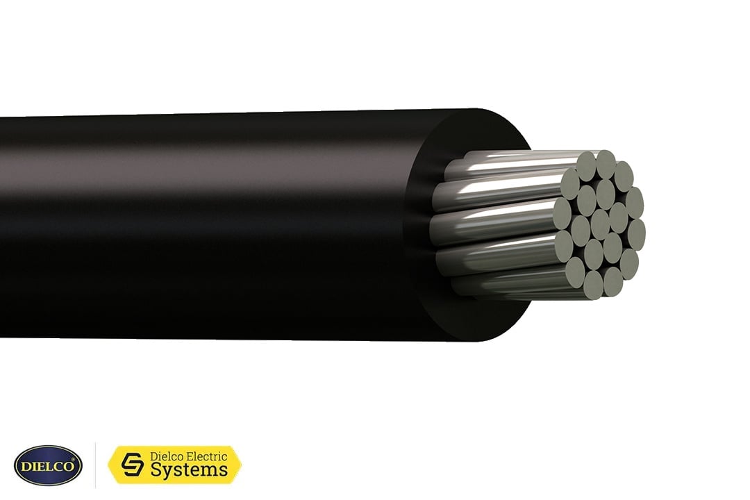 Cable aluminio libre de halógeno calibre 1/0 color negro
