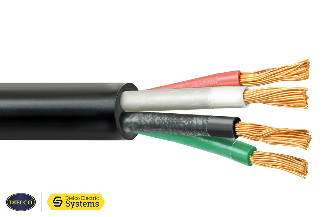 Cable encauchetado 4x8